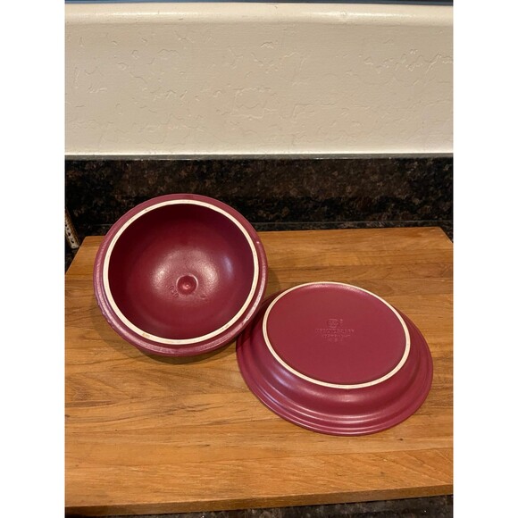 PFALTZGRAFF TERRACE - RASPBERRY BUTTER DISH & LID- - Picture 5 of 6